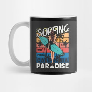 Surfing T-shirt Mug